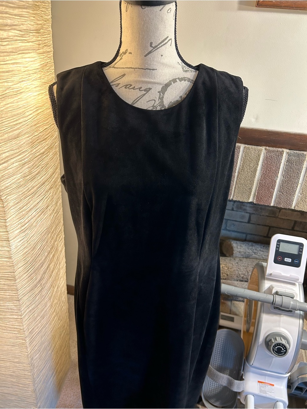 Calvin Klein Black Sleeveless Shift Dress
